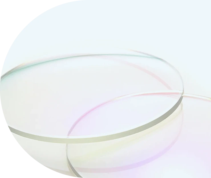 <small>Simple price system</small><span>No additional charge for standard lenses of any power</span>