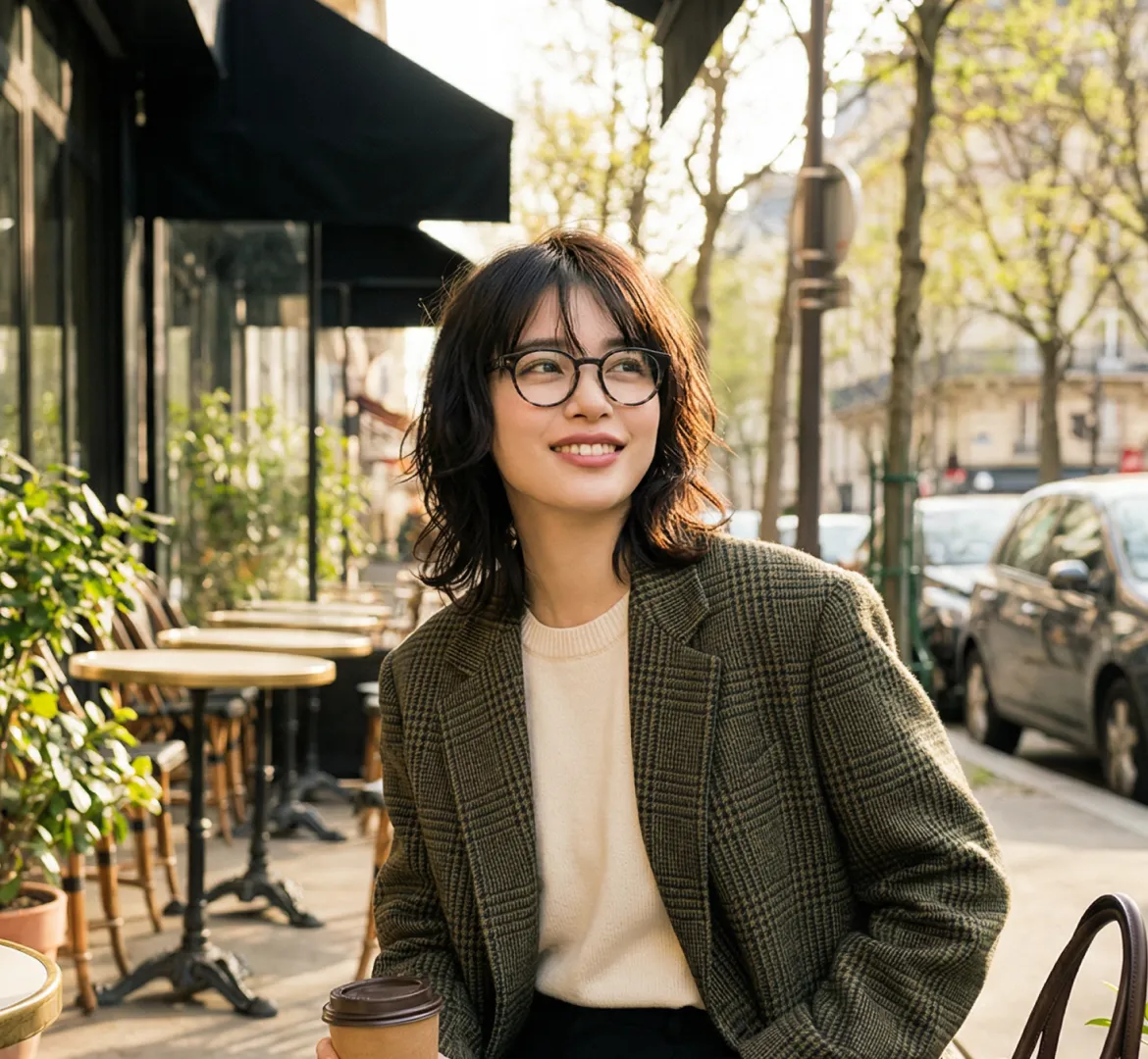 2026年 EARLY SPRING TREND STYLING 冬春のトレンドメガネコーデ