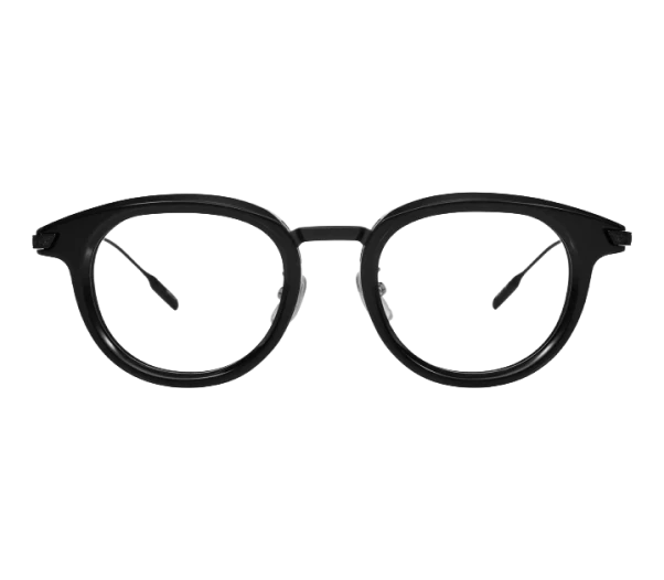 Black frame glasses 04
