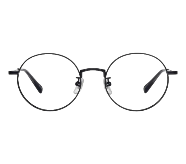 Black frame glasses 07