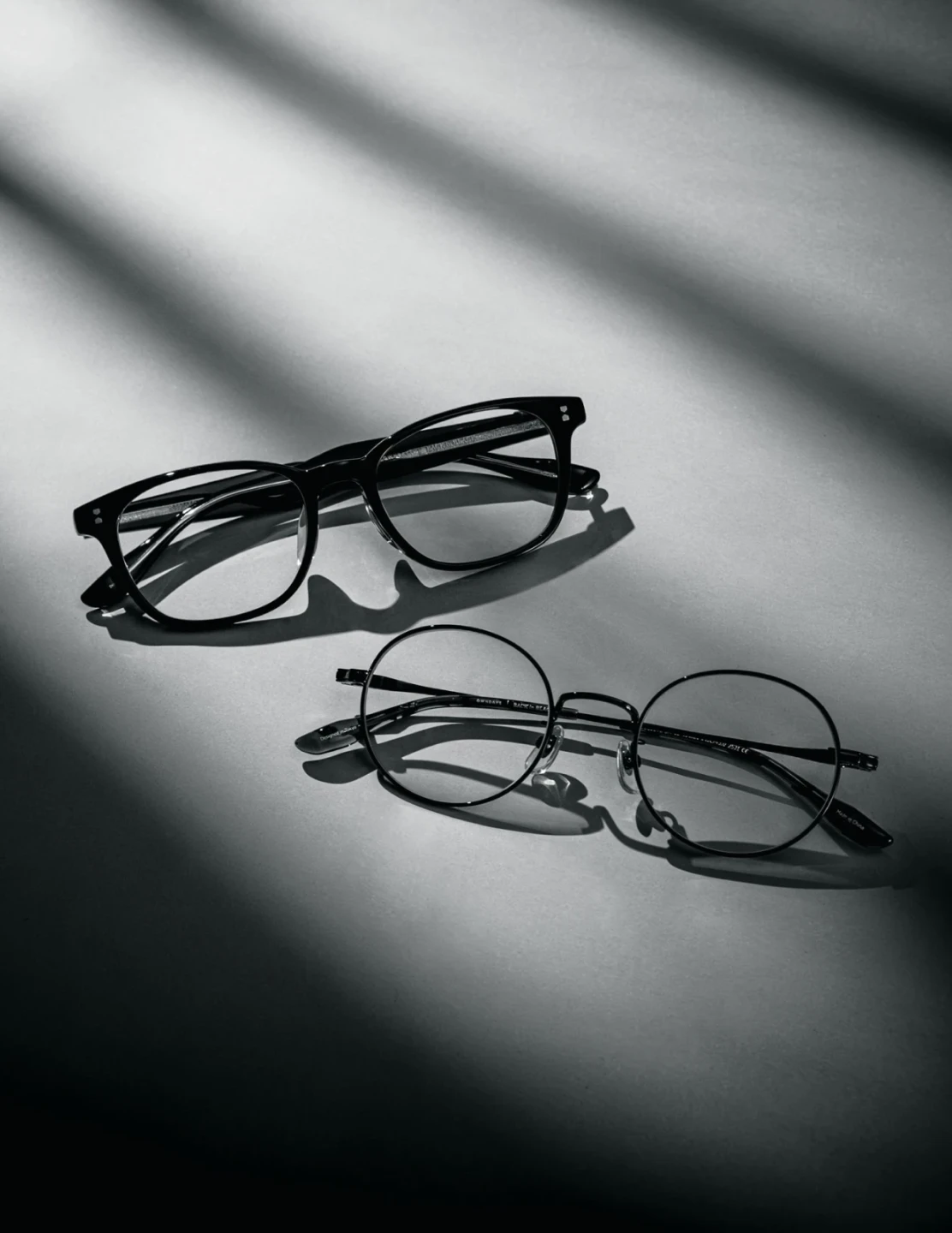 Black frame glasses