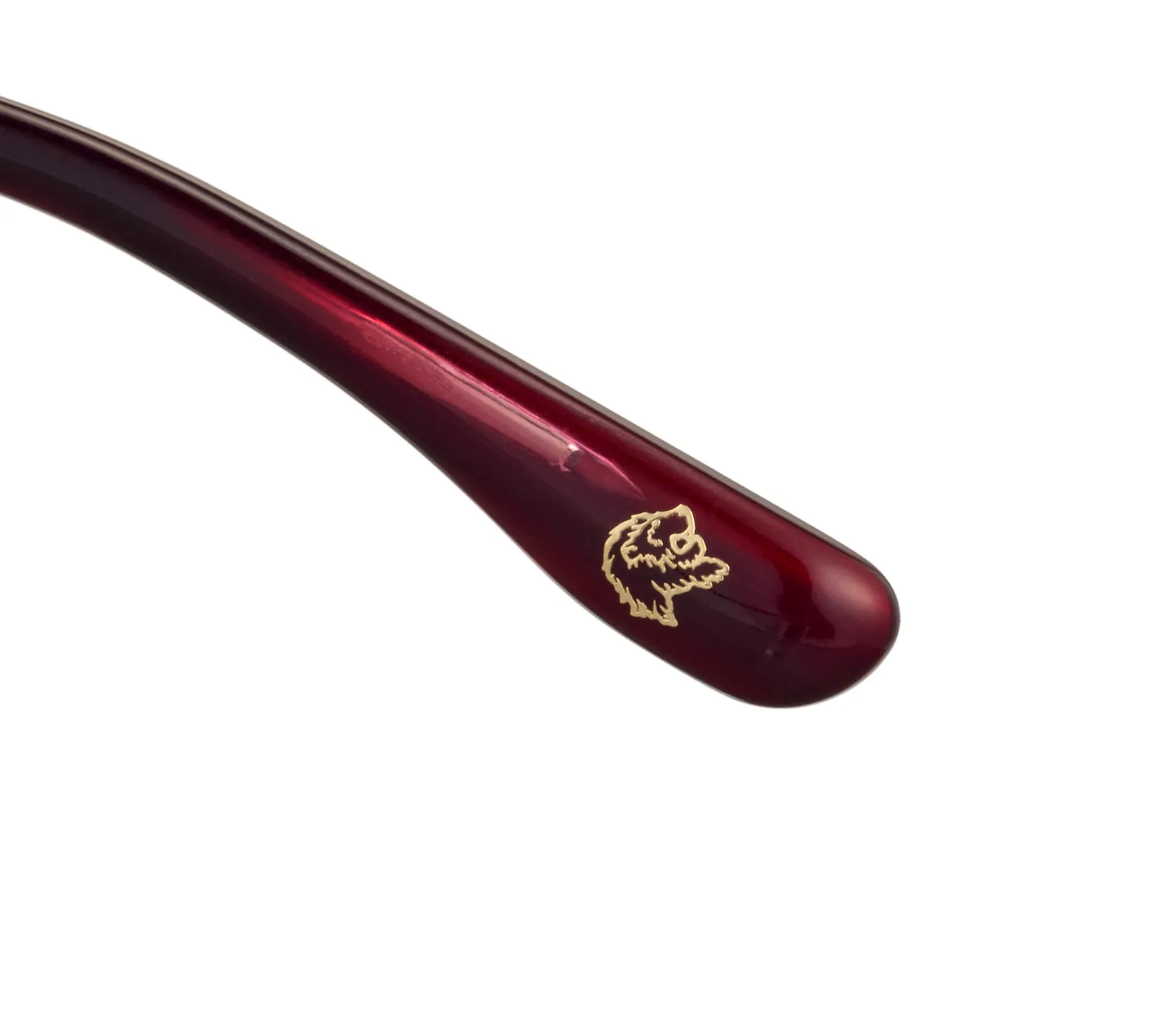 右テンプルエンドにグリフィンドールの象徴動物であるライオン