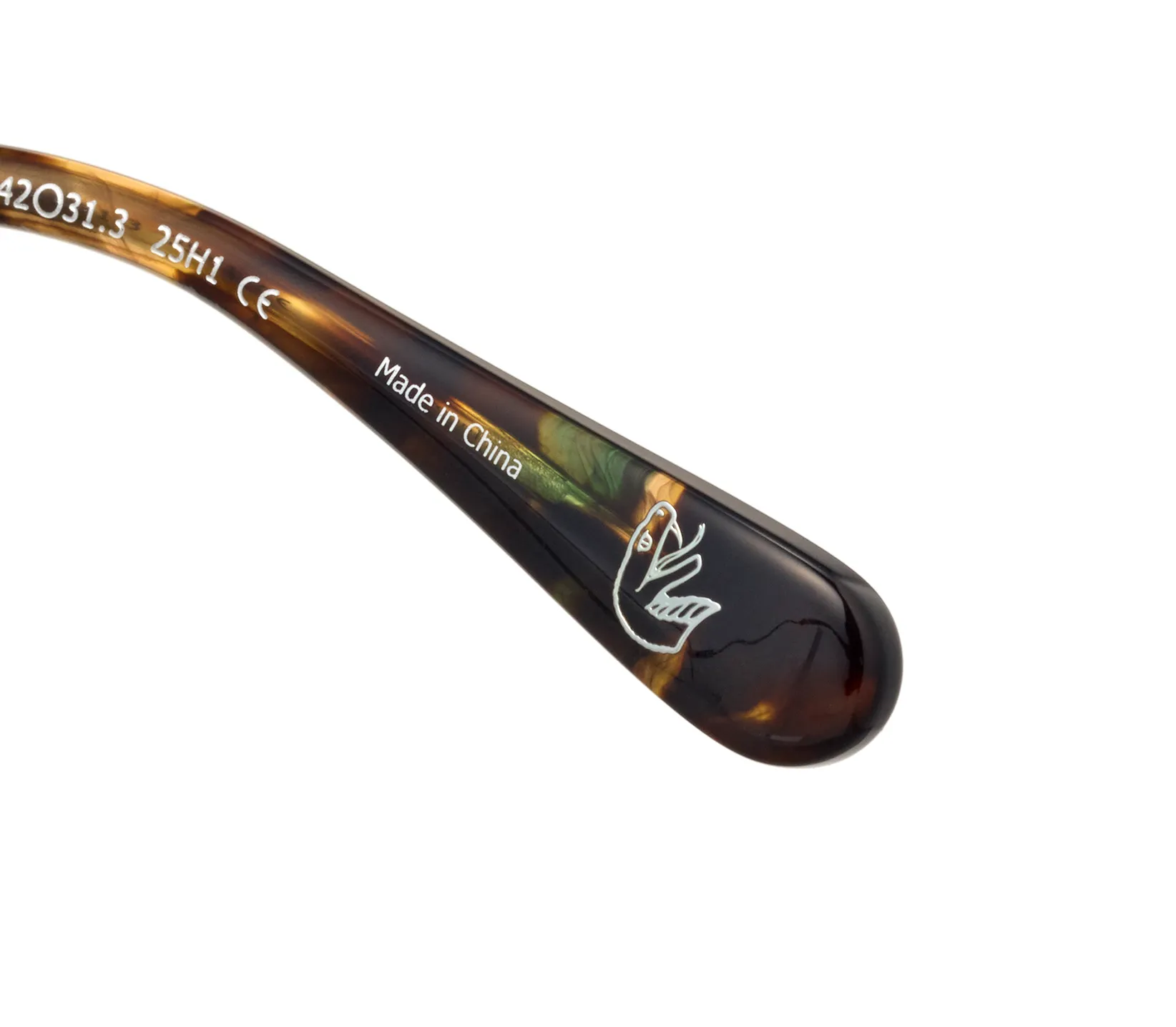 右テンプルエンドにスリザリンの象徴動物である蛇