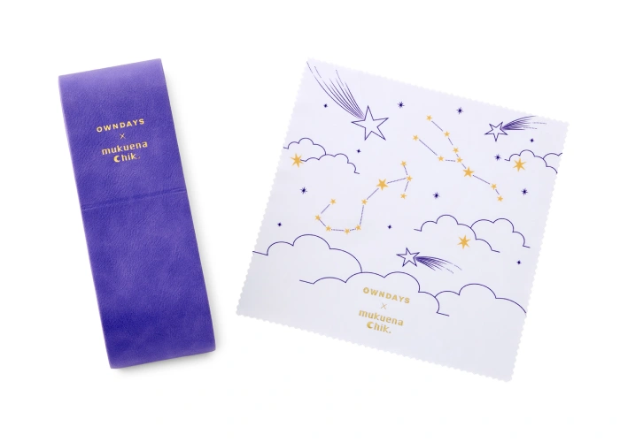 OWNDAYS × むくえなちっく。メガネケースとクロス