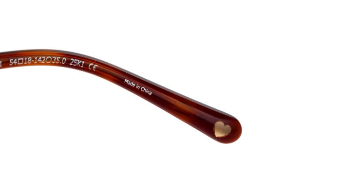 テンプルエンドにハートのマーク