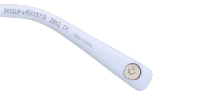 テンプルエンドに手書きニコちゃんマーク