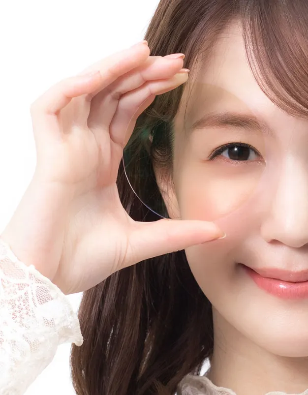 After wearing nuance color lenses