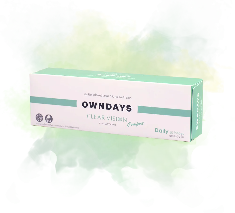 OWNDAYS CLEAR VISION COMFORT DAILY package