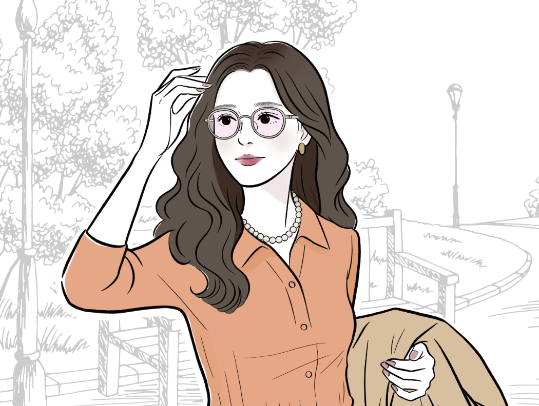 オフィスで映える、仕込みピンク