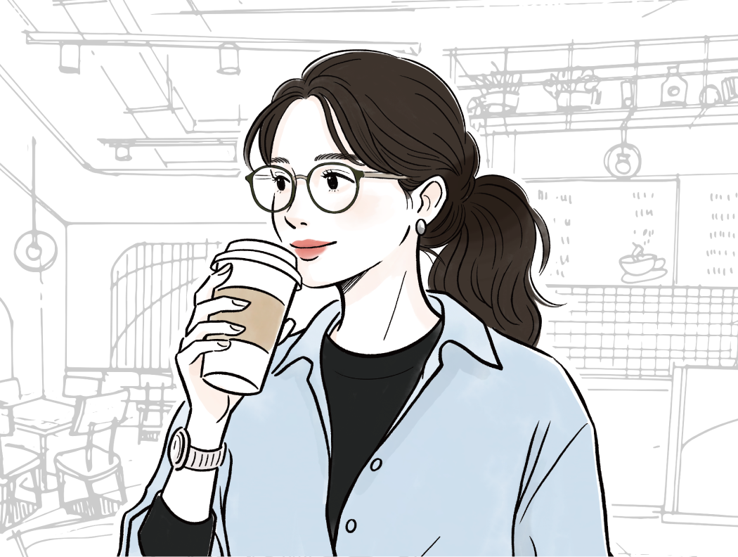 さりげない差し色でこなれ感を演出