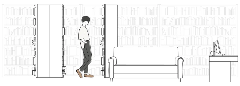蒸し暑い季節は図書館で快適に読書をしたい軽量で細身のフレーム+くもり止めコート