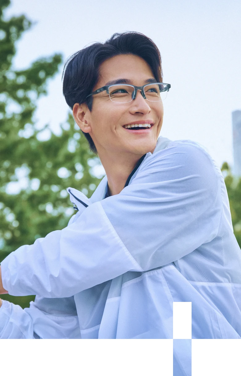顔幅に合わせて、ほどよいフィット感