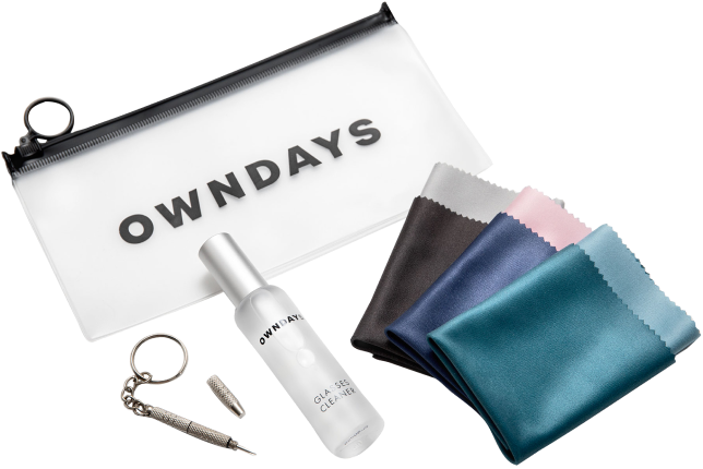 13,000円以上購入でメガネメンテナンスキットプレゼント