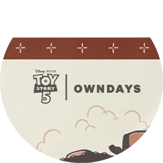 印有 TOY STORY 5 | OWNDAYS Logo