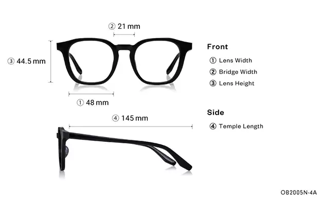 Eyeglasses OWNDAYS | ESSENTIAL OB2005N-4A  Black 