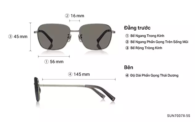 Sunglasses OWNDAYS | SUN SUN7007X-5S  Navy