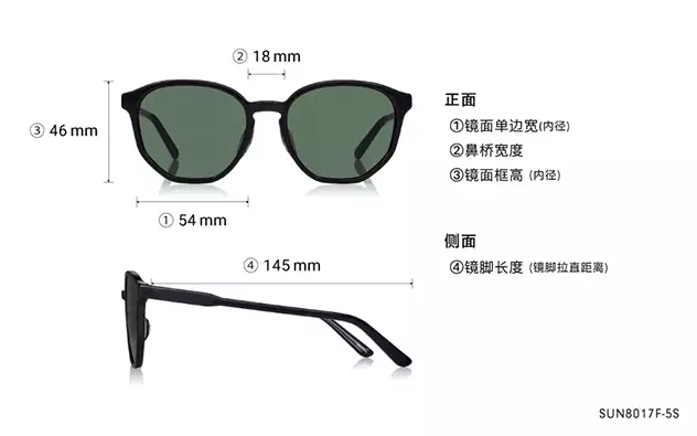 Sunglasses OWNDAYS | SUN SUN8017F-5S  Black 