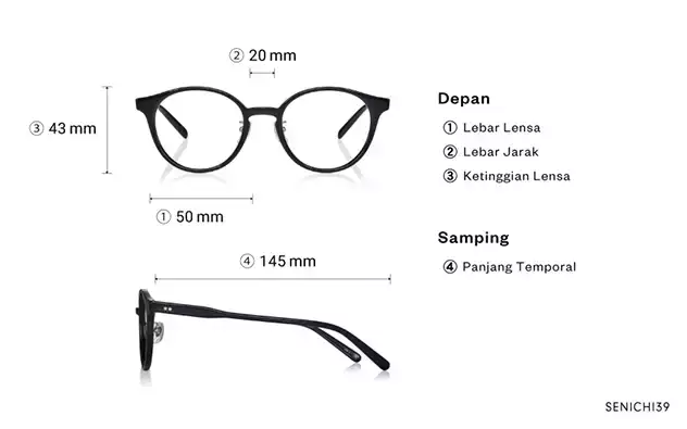 Eyeglasses Senichisaku SENICHI39  Black 