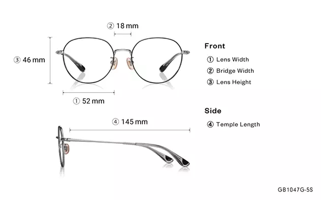 Eyeglasses Graph Belle GB1047G-5S  Pink Gold 