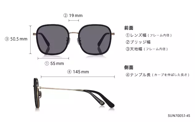 Sunglasses OWNDAYS | SUN SUN7005J-4S  ブラウンデミ 