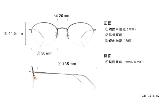 Eyeglasses Graph Belle GB1031B-1S  Gun