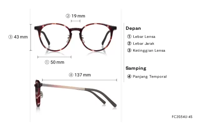 Eyeglasses OWNDAYS | ESSENTIAL FC2034U-4S Clear Gray