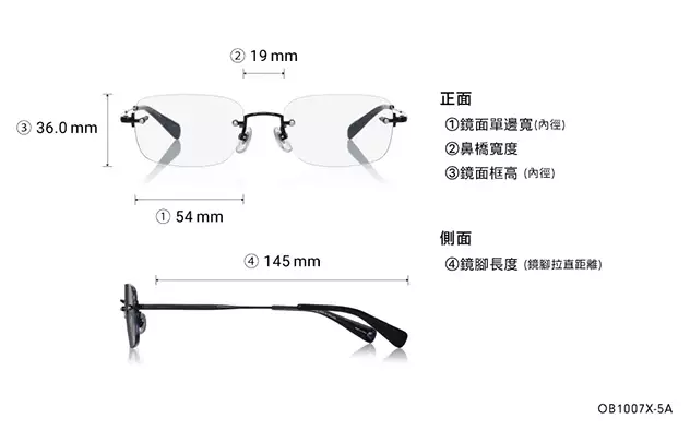 Sunglasses BACK in BLACK OB1009G-5A  Black