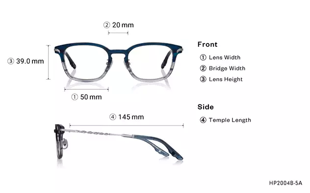 Eyeglasses Harry Potter × OWNDAYS HP2004B-5A  Blue Demi 