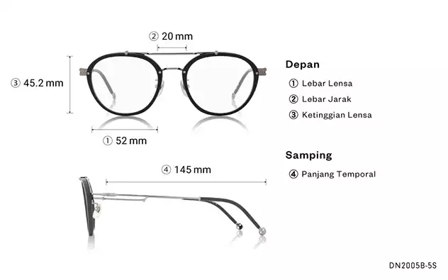 Eyeglasses TOY STORY | OWNDAYS DN2005B-5S  Matte Black 