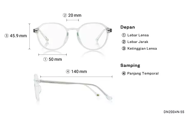 Eyeglasses TOY STORY | OWNDAYS DN2004N-5S  Light Green 