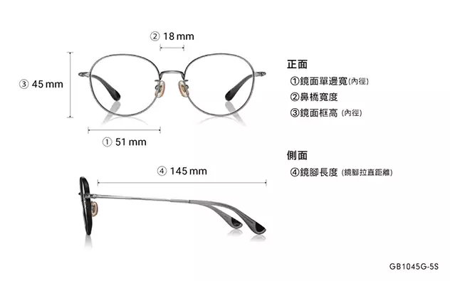 Eyeglasses Graph Belle GB1045G-5S  Pink Gold 