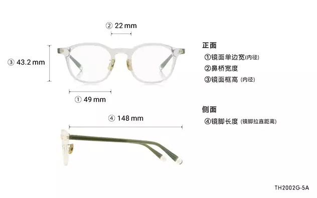 Eyeglasses OWNDAYS 10th ANNIVERSARY TH2002G-5A  Clear Yellow