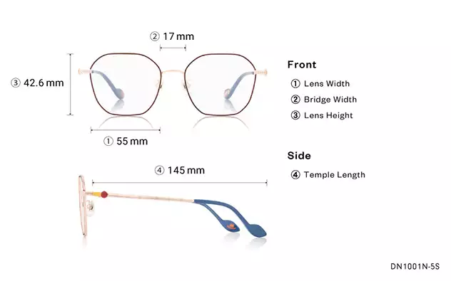 Eyeglasses TOY STORY | OWNDAYS DN1001N-5S  Brown 
