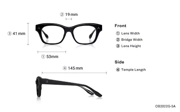 Eyeglasses BACK in BLACK OB2022G-5A  Black 