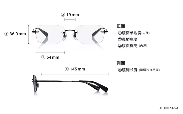 Sunglasses BACK in BLACK OB1009G-5A  Black