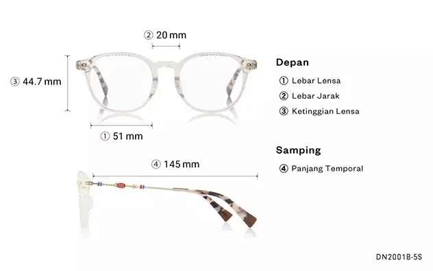 Eyeglasses TOY STORY | OWNDAYS DN2001B-5S  Clear Yellow 