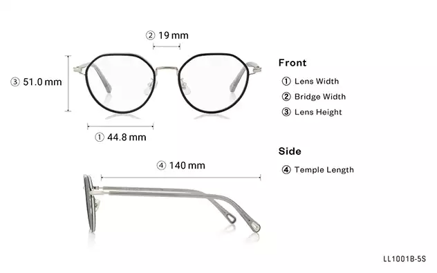 Eyeglasses OWNDAYS Live Life LL1002B-5S  Gold 