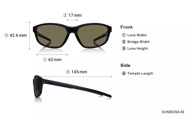 Sunglasses OWNDAYS | SUN SUN8020A-5S Dark grey