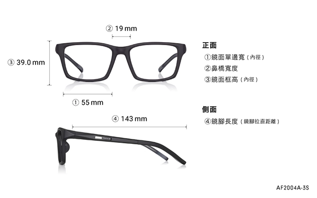 Eyeglasses OWNDAYS | AIR AF2004A-3S  Clear Gray