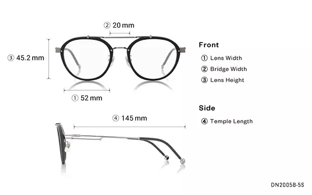 Eyeglasses TOY STORY | OWNDAYS DN2005B-5S  Matte Black 