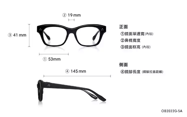 Eyeglasses BACK in BLACK OB2022G-5A  Black 