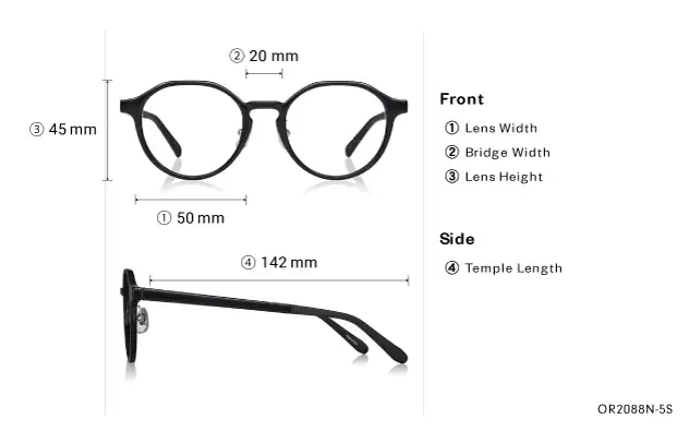 Eyeglasses OWNDAYS | ESSENTIAL OR2088N-5S Clear Khaki