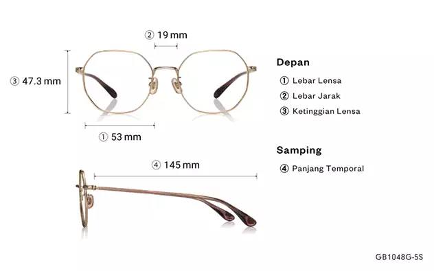 Eyeglasses Graph Belle GB1048G-5S  Silver 
