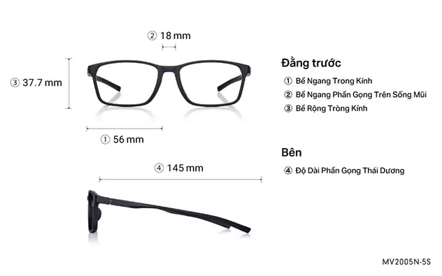 Eyeglasses OWNDAYS | MOVE MV2005N-5S  Matte Gray 