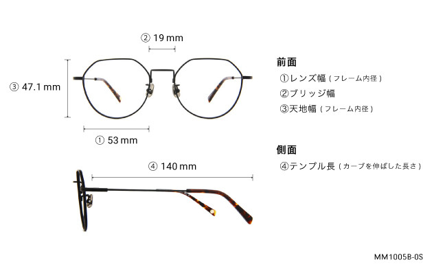 Eyeglasses OWNDAYS | AIR MM1005B-0S  ゴールド