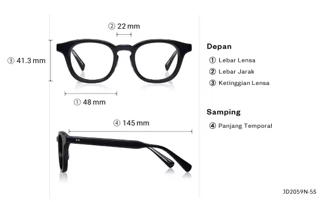 Eyeglasses John Dillinger JD2059N-5S Clear Green