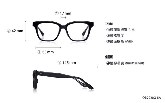 Eyeglasses BACK in BLACK OB2020G-5A  Black 