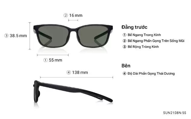 Sunglasses OWNDAYS | SUN SUN2108N-5S Matte Black