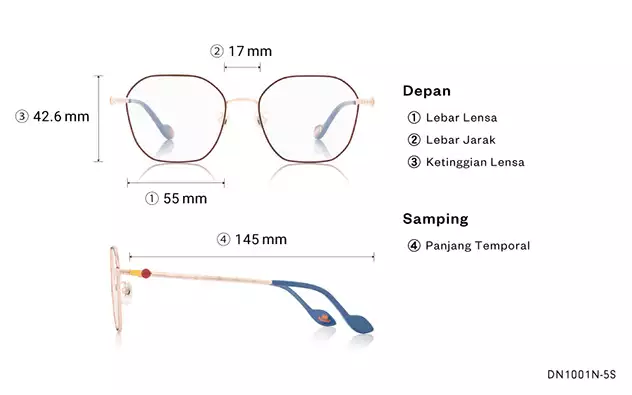 Eyeglasses TOY STORY | OWNDAYS DN1001N-5S  Brown 