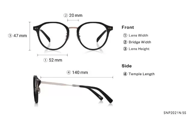 Eyeglasses OWNDAYS | SUN SNP2021N-5S Brown